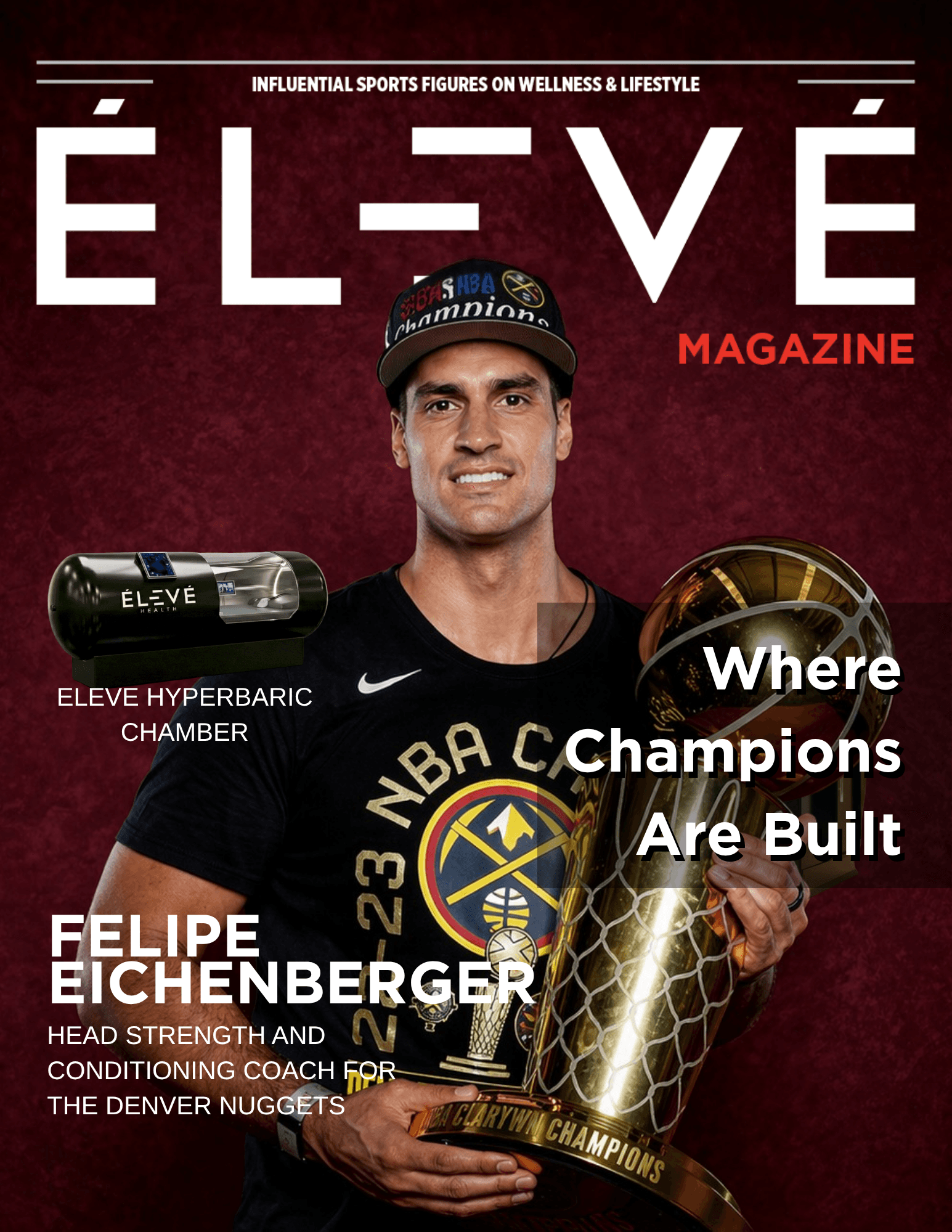 Magazine cover featuring Felipe Eichenberger