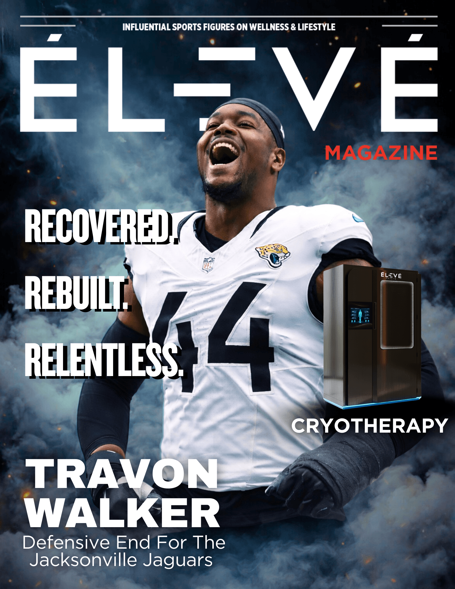 Magazine cover featuring Travon Walker